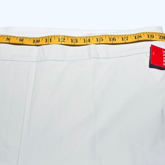 Spanx Womens On The Go Kick Flare Pants Classic White Plus Size 2X - Picture 3 of 7